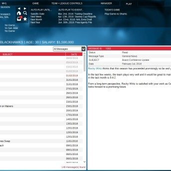 Franchise Hockey Manager (FHM) 2