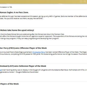 Draft Day Sports: College Football 2018