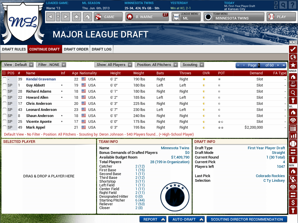 ootp baseball gm ratings