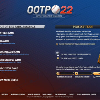 Out of the Park Baseball (OOTP 22)