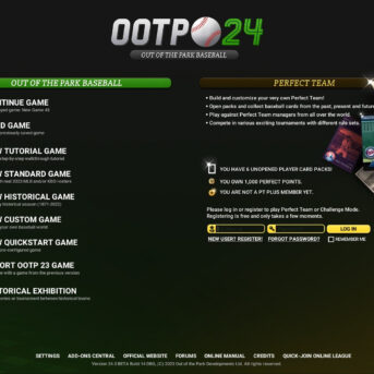 Out of the Park Baseball (OOTP 24)