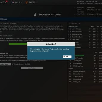 Out of the Park Baseball (OOTP 26)