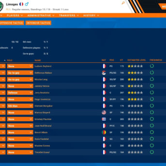 Pro Basketball Manager (PBM) 2021