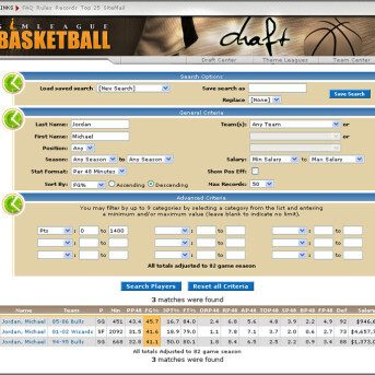 SimLeague Basketball