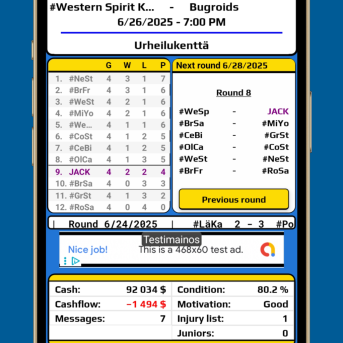 Pocket Hockey Manager