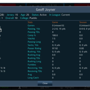 Pro Strategy Football