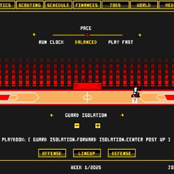 Retro Basketball Manager