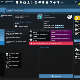 Rugby Union Team Manager 3