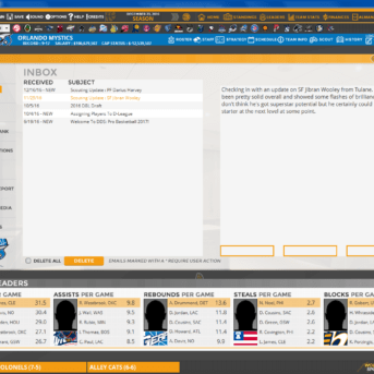 Draft Day Sports: Pro Basketball 2017