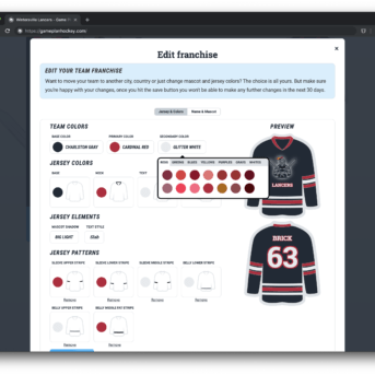 Game Plan Hockey Manager