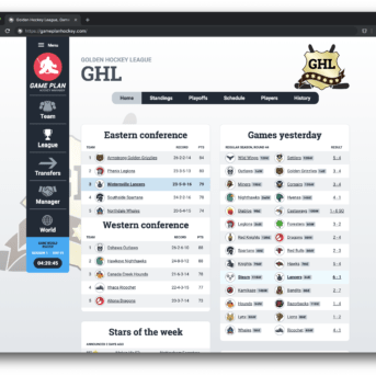 Game Plan Hockey Manager