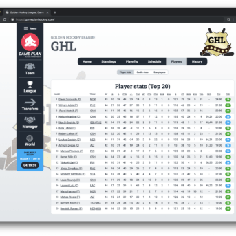 Game Plan Hockey Manager