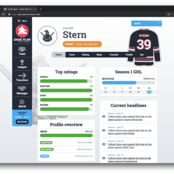 Game Plan Hockey Manager