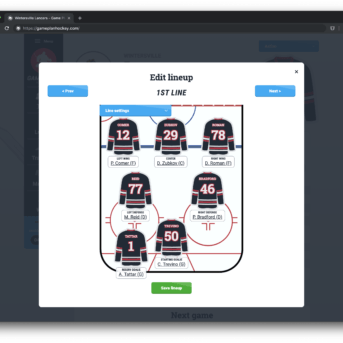 Game Plan Hockey Manager