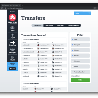 Game Plan Hockey Manager
