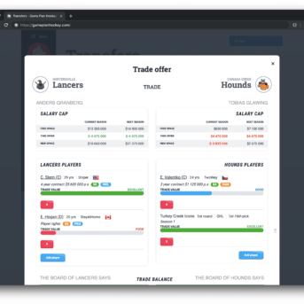 Game Plan Hockey Manager