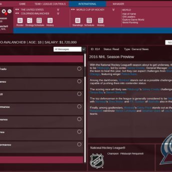 Franchise Hockey Manager (FHM) 3