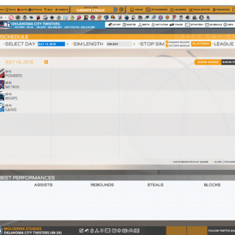 Draft Day Sports: Pro Basketball 2018