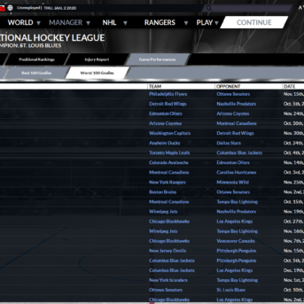 Franchise Hockey Manager (FHM) 6